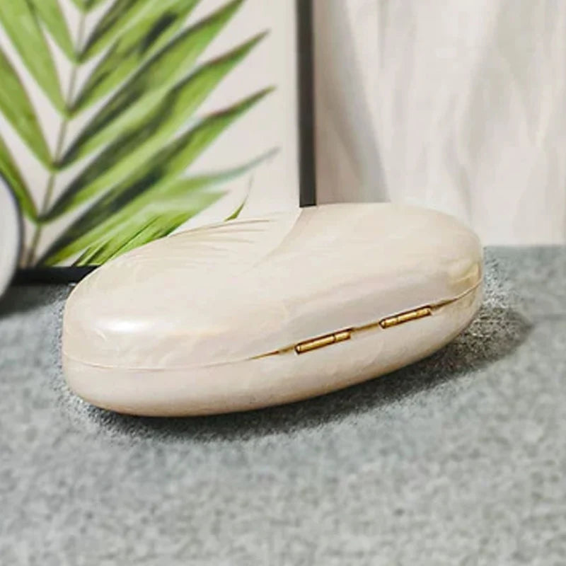 Nova moda acrílico brilhante jantar saco de mão saco de ombro em forma de ovo de ganso crossbody saco
