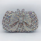Diamante com cristal dia embreagem senhora carteira festa banquete bolsa de casamento senhora casual corrente cruz corpo saco sacos de ombro para festa