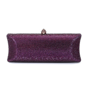 XIYUAN-Saco de embreagem de diamante de cristal colorido para mulheres, bolsa noturna para jantar, casamento, bolsa nupcial, 25 cores, mais vendido