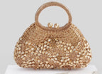 Bolsa de jantar de diamante grande capacidade ombro crossbody oco strass bolsa feminina banquete bolsa de embreagem
