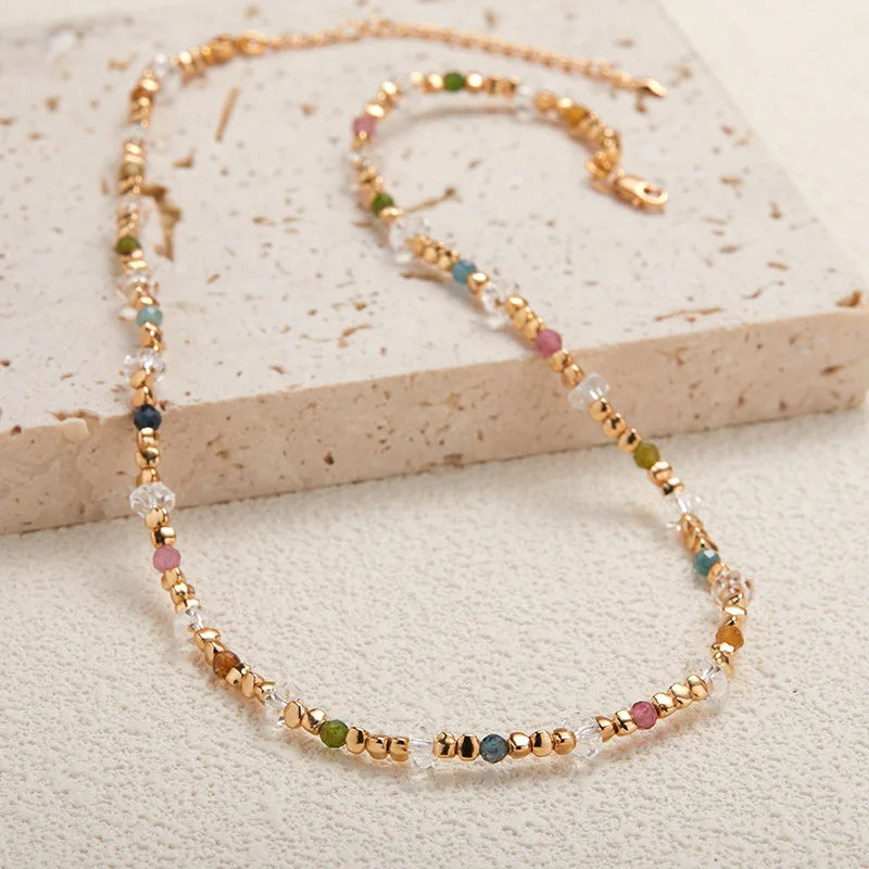 Turmalina natural cristal branco s925 prata frisada conjuntos de jóias com colar e pulseira para mulher delicado presente de luxo