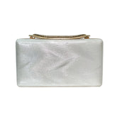 Bolsa de mão feminina elegante, bolsa de mão verde para mãe da noiva/noivo, fivela de strass, superfície plissada, bolsa quadrada