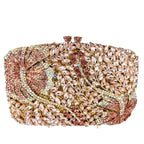 Boutique de fgg flor elegante bolsas e bolsas de noite designer de luxo festa de casamento strass sacos de embreagem de casamento nupcial