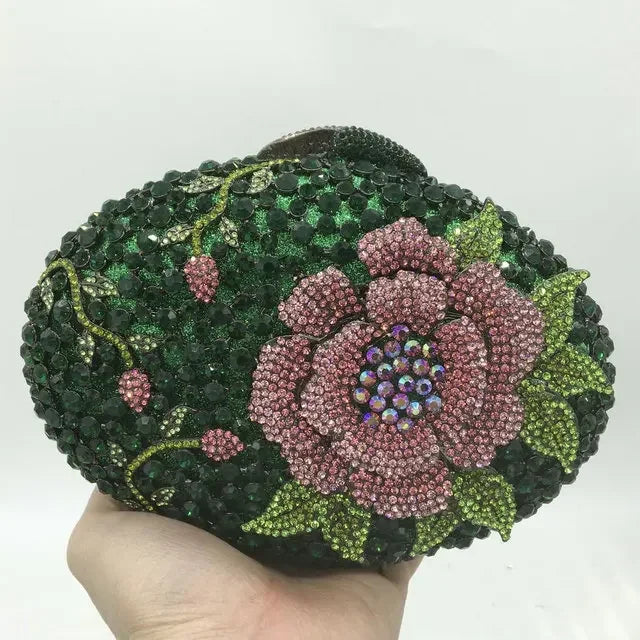 Clutch Cristal Floral Meliara