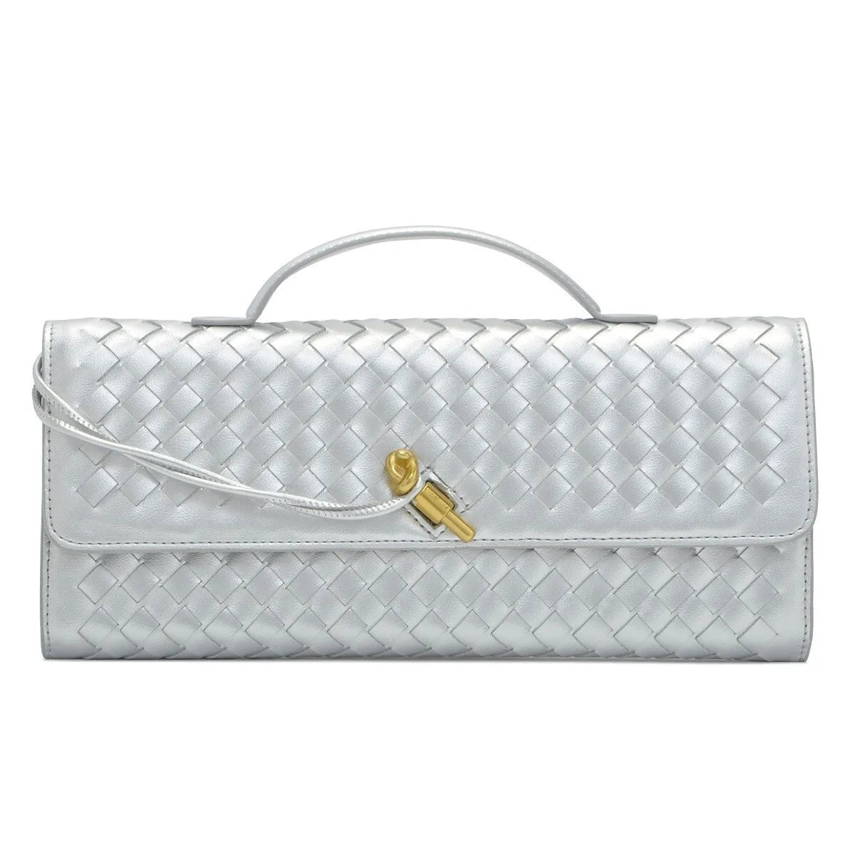 Cross-border high-end tecido de ombro único baguette moda requintado horizontal embreagem noite versátil bolsa crossbody feminina