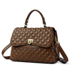 Designer de luxo multi camadas bolsa feminina 2024 na moda alta qualidade couro macio saco do mensageiro das mulheres ombro crossbody saco