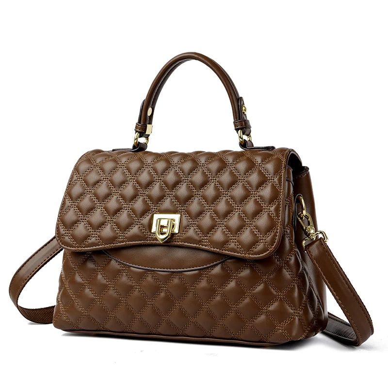 Designer de luxo multi camadas bolsa feminina 2024 na moda alta qualidade couro macio saco do mensageiro das mulheres ombro crossbody saco