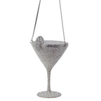 Martin cocktail copo diamante saco de noite nova chegada cristal nupcial bolsa jantar garras feminino bolsa cristal strass sacos