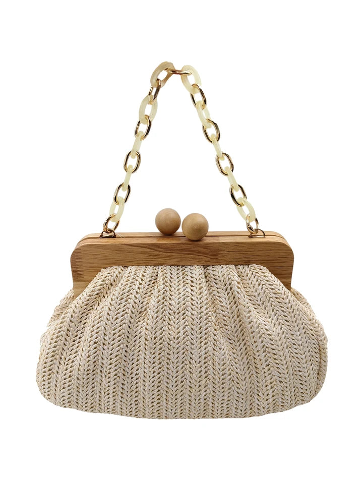 Bolsa Clutch Palha Jandaíra