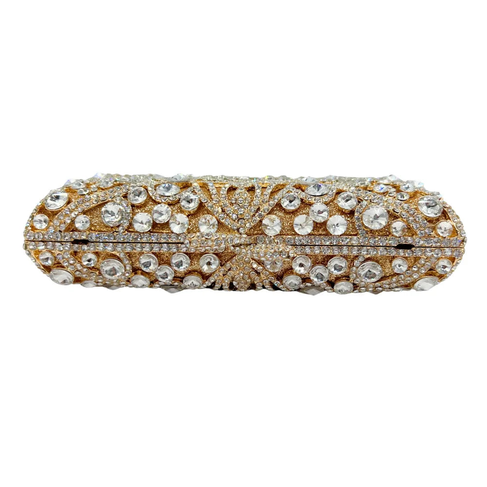 Bolsa de strass oca de metal cristal bolsa de noite artesanal bolsa de diamante bolsa feminina