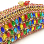 Boutique De Fgg-Embreagem De Cristal Azul Marinho Para Mulheres, Bolsas De Noite, Bolsas De Strass De Noiva, Bolsas De Festa De Casamento