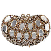 Boutique de fgg feminino coração cristal embreagem saco noite formal festa jantar strass bolsas nupcial casamento bolsa embreagem
