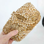 Boutique de fgg flor elegante bolsas e bolsas de noite designer de luxo festa de casamento strass sacos de embreagem de casamento nupcial