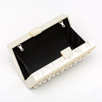 Caixa de acrílico mini aleta senhora gemas sacos ombro casamento noite bolsa feminina festa baile cruz corpo nupcial garras bolsa casamento