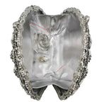 Boutique de fgg luz azul cristal sacos de embreagem para mulheres pavão noite bolsa nupcial casamento strass minaudiere bolsas saco