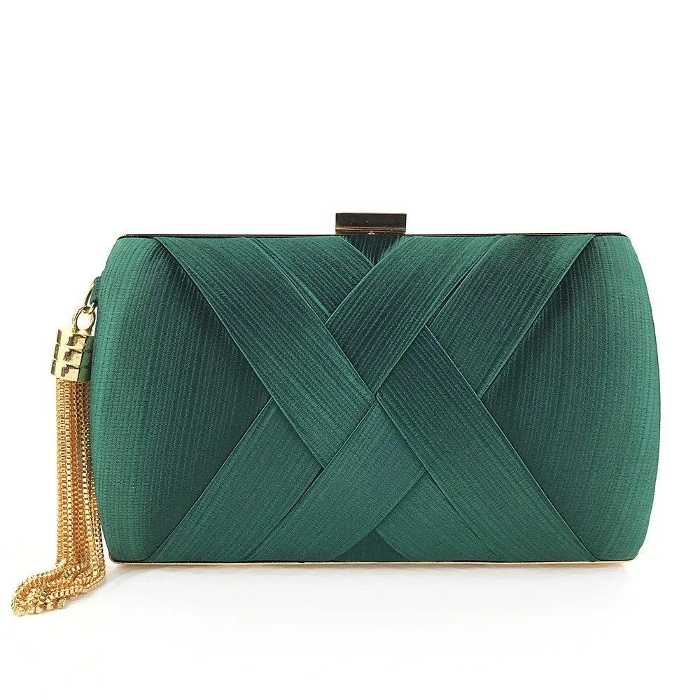 2024 nova moda feminina sacos de noite borla senhoras bolsa embreagem ombro corrente festa casamento bolsas sacos