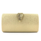 Bolsa Clutch Elegante para Noite, Bolsa de Mão Feminina com Corrente para Vestido, Casamento, Banquete, Bolsa Rígida de Couro...