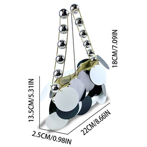 Ombro único Underarm Bag, fada Pérola Shell Bolsa, celebridade Internet, Novo Ins, Super Popular, Verão, 2024