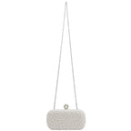 Bolsas de noite femininas pérola frisado bolsa embreagem casamento nupcial garras festa baile senhora crossbody bolsa ombro