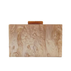 Designer corrente crossbody saco de festa de casamento feminino carteira bolsas luxo acrílico bolsa embreagem café xadrez retalhos sacos noite