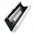 Fgg bolsa de noite cor sólida bolsa de diamante europeia e americana bolsa de banquete bolsa de noiva bolsa de mão de diamante material duro