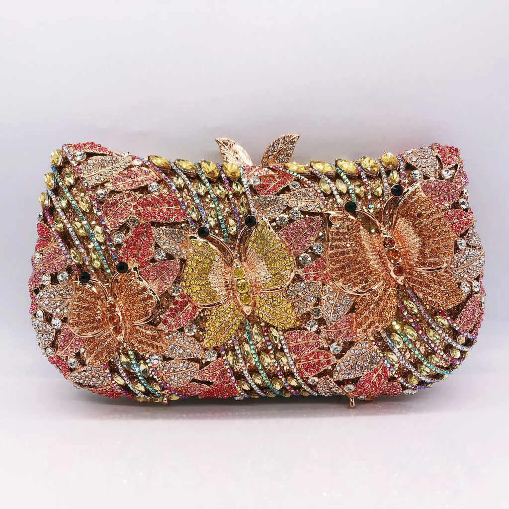 Oco para fora das mulheres saco de noite ouro cristal banquete bolsa luxo diamante embreagem bolsa casamento noiva sacos elegante jantar saco