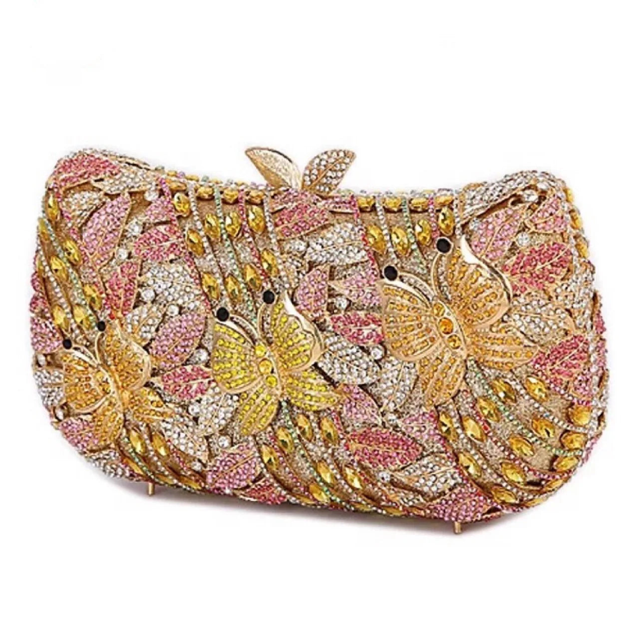 Oco para fora das mulheres saco de noite ouro cristal banquete bolsa luxo diamante embreagem bolsa casamento noiva sacos elegante jantar saco