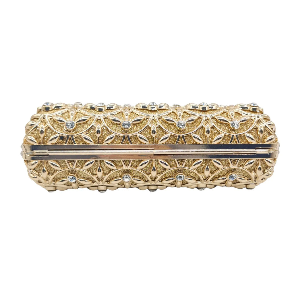 Cristal strass strass vestido de noite bolsa, alta qualidade, ouro metal embreagem saco, diamante embreagem bolsa, cadeia ombro saco