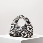 Bolsa de tecido oco com padrão, bolsas de praia boêmia para mulheres, conjunto de crochê, acessórios de praia femininos, Trav Must Haves (padrão aleatório)