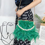 Bolsas de luxo para mulheres, bolsa de embreagem noturna, bolsa de ombro, corrente de pérolas, bolsa de casamento designer 12 cores
