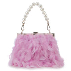 Bolsas de luxo para mulheres, bolsa de embreagem noturna, bolsa de ombro, corrente de pérolas, bolsa de casamento designer 12 cores
