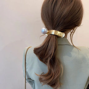 Presilha para Cabelo em Pérola