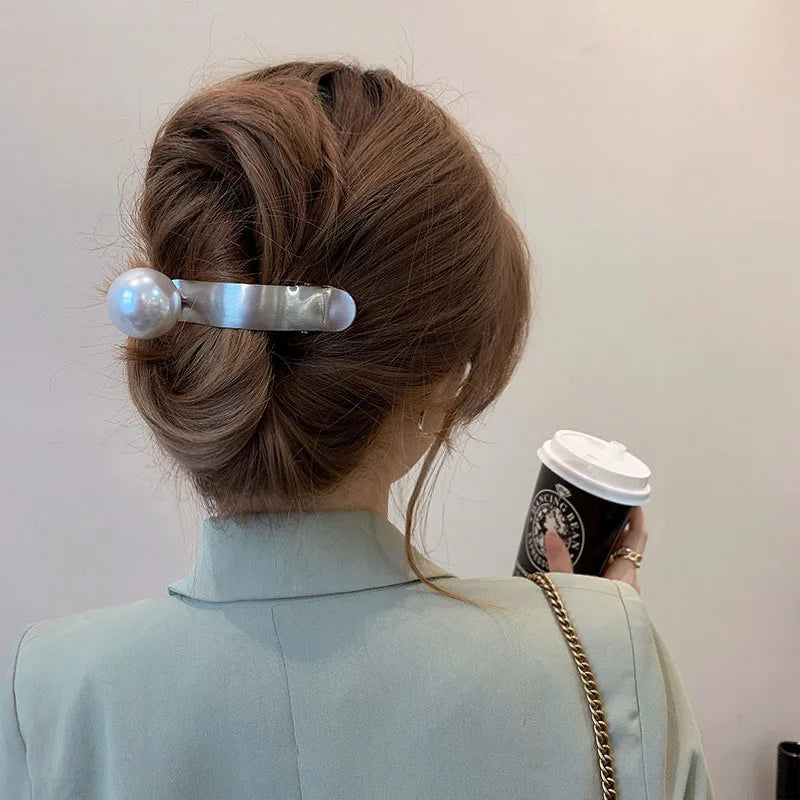 Presilha para Cabelo em Pérola