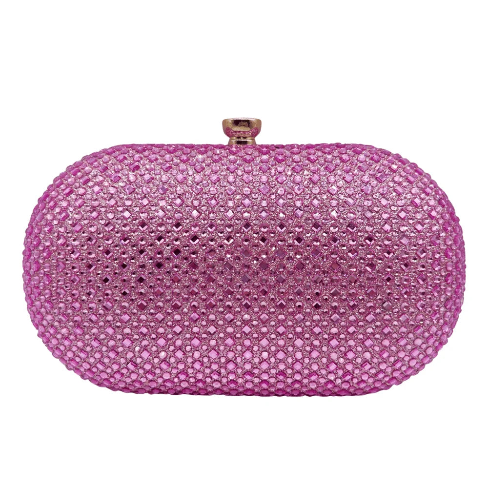2024 bolsas de noite de luxo para mulheres – bolsa de embreagem de strass com decorações de cristal, bolsa de festa de casamento