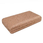 Fgg bolsa de noite cor sólida bolsa de diamante europeia e americana bolsa de banquete bolsa de noiva bolsa de mão de diamante material duro