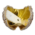Bolsa de noite de casamento feminina de cristal brilhante em forma de girassol de luxo mais vendida.