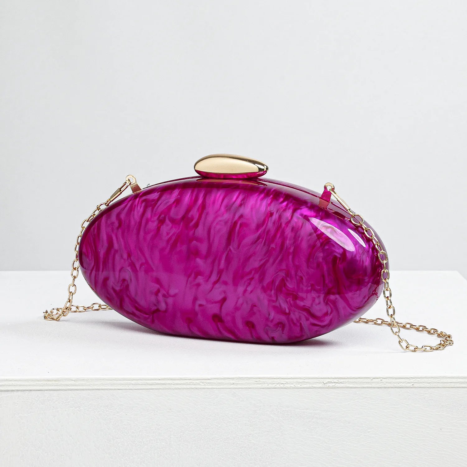 2025 nova pedra acrílica-texturizada oval bolsa feminina moda saco de noite festa de casamento embreagem bolsa de ombro único crossbody sacos