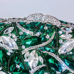 Clutch Cristal Esmeraldina