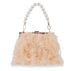 Bolsas de luxo para mulheres, bolsa de embreagem noturna, bolsa de ombro, corrente de pérolas, bolsa de casamento designer 12 cores