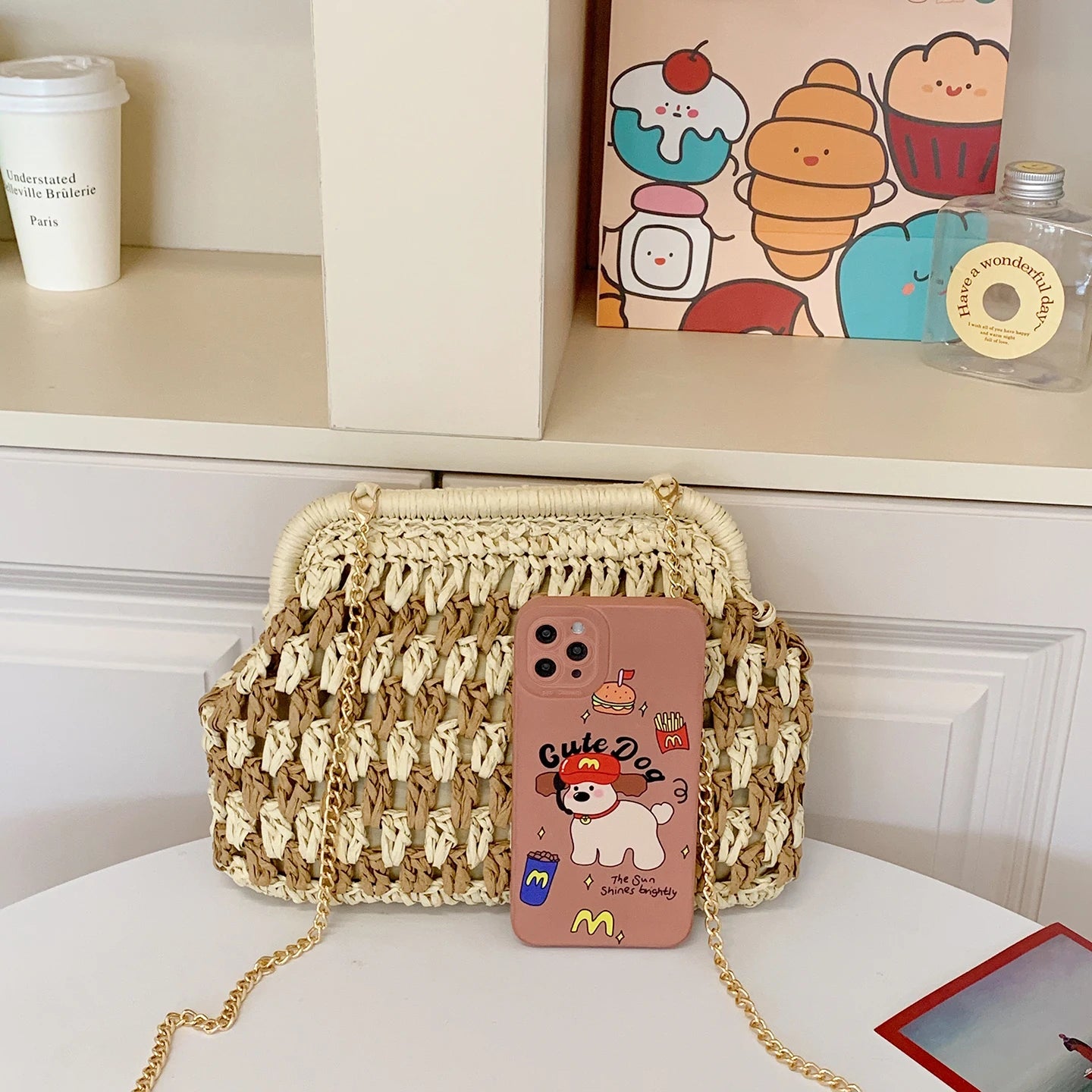Moda a céu aberto malha sacos de ombro para mulheres elegante trançado fecho design leve crossbody bolsa verão praia tote bolsa