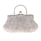 Bolsa de design de lantejoulas para mulheres, grande capacidade, portátil, frisada, bolsa de casamento, acessórios de moda