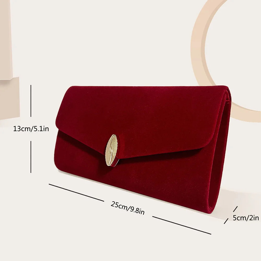 Bolsa quadrada do vintage de veludo para casamento nupcial, garras banquete vermelho, sacos de ombro, envelope azul Prom, novo, 2023