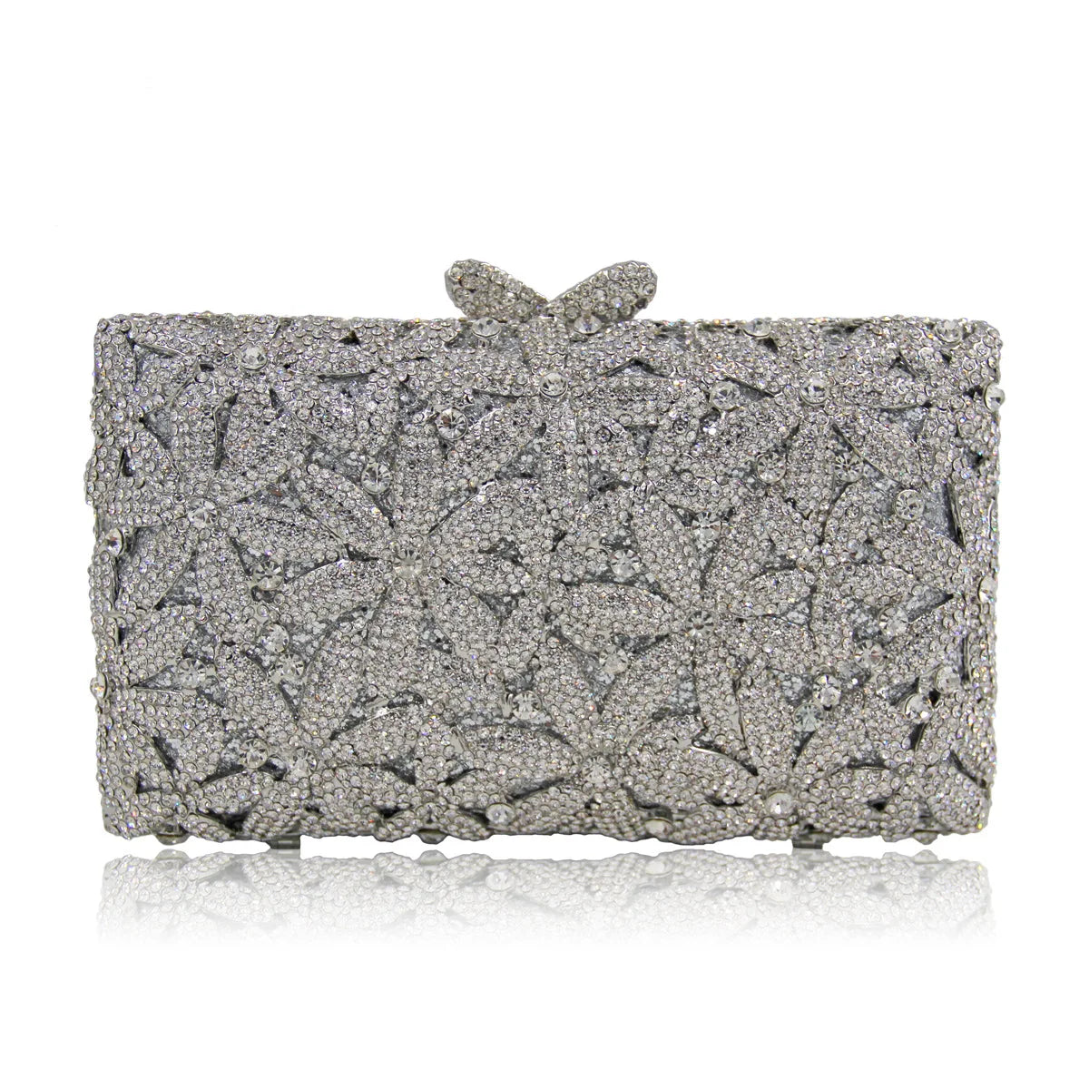 Diamante vazio metal cristal jantar saco diamante embreagem diamante brilhante cristal-incrustado noite saco de embreagem cartera de fiesta