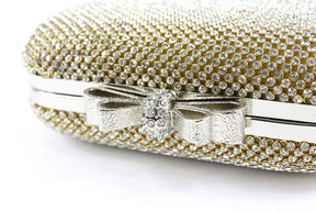 Bolsa de Mão Charm Moon G65 para Mulheres, Clutch de Noite com Diamantes Embutidos, Bolsa de Telefone Móvel Faion, Novo Est...