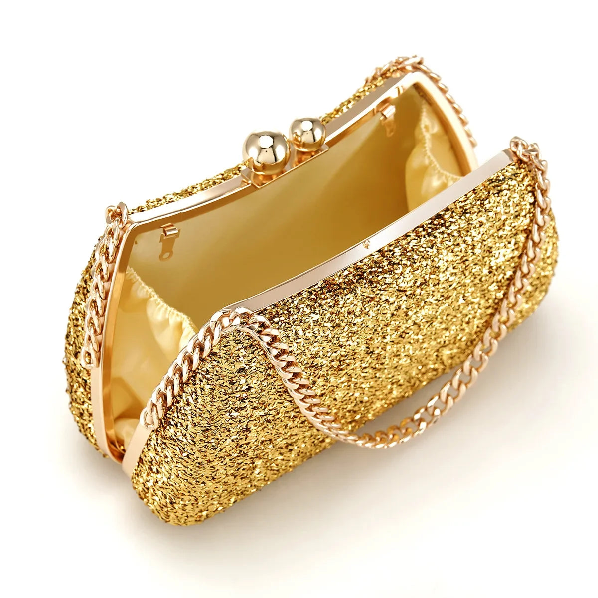 Bolsa de noite versátil, bolsa de jantar, ombro único, crossbody, com bolso para telefone, forro de nylon, formato de travesseiro exterior pu