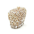 Mulheres festa à noite bolsa diamantes luxo cristal garras elegantes senhoras bolsas festa de casamento nupcial coroa real bolsas saco