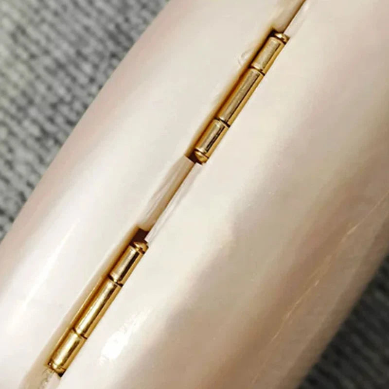 Nova moda acrílico brilhante jantar saco de mão saco de ombro em forma de ovo de ganso crossbody saco