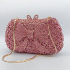 Diamante com cristal dia embreagem senhora carteira festa banquete bolsa de casamento senhora casual corrente cruz corpo saco sacos de ombro para festa