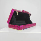 Bolsa com Padrão De Mármore Para Mulheres, Bolsa Crossbody, Bolsa De Ombro, Patchwork Acrílico, Perolado, Novela, Nova Moda, Marcas De Luxo