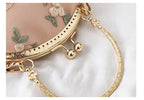 Vintage bordado rendas flores concha bloqueio bolsas para mulheres saco de casamento pequena corrente feminina ombro crossbody saco franja sacos